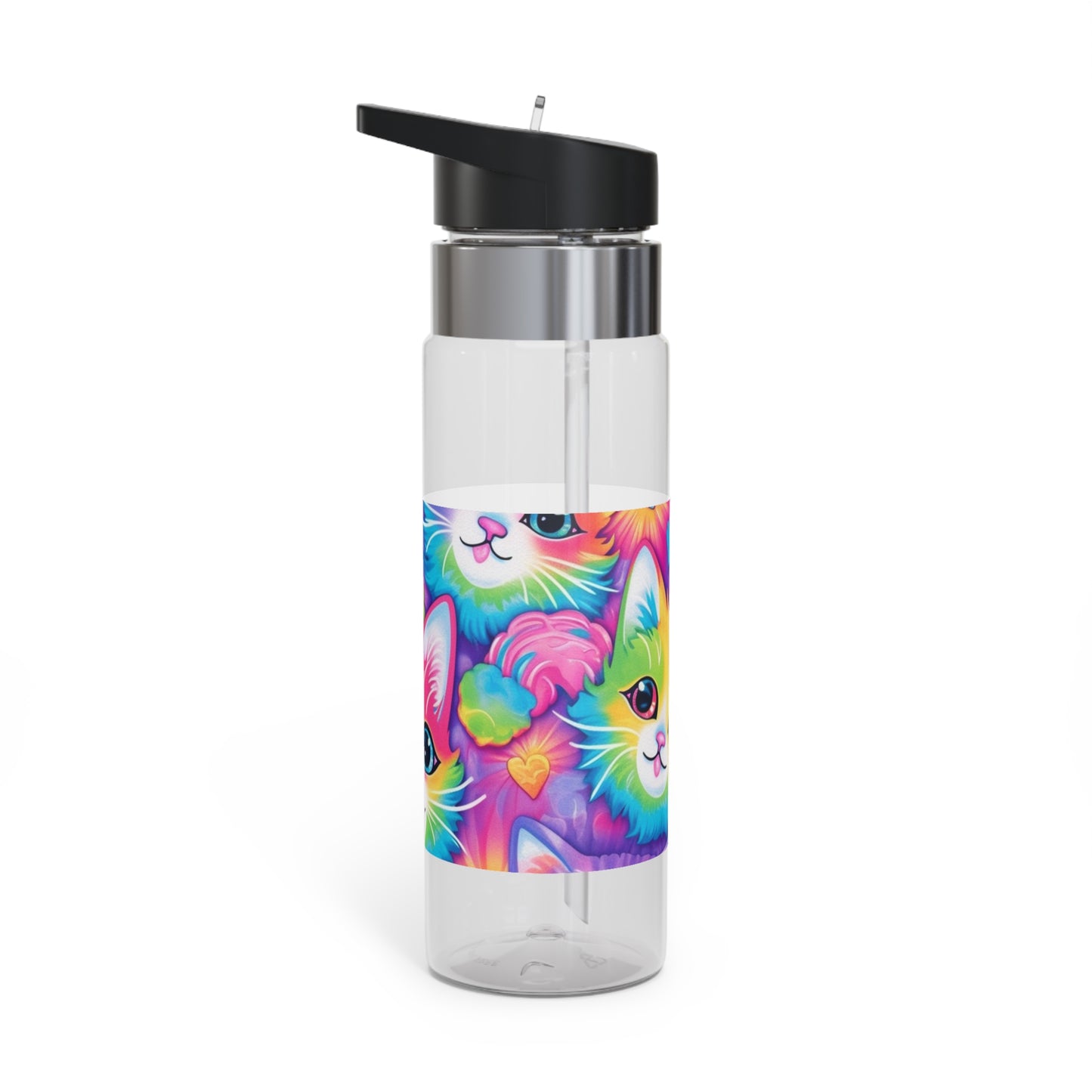 Happy Kitten & Cat Design - Vivid, Colorful & Eye-Catching - Kensington Tritan™ Sport Bottle, 20oz