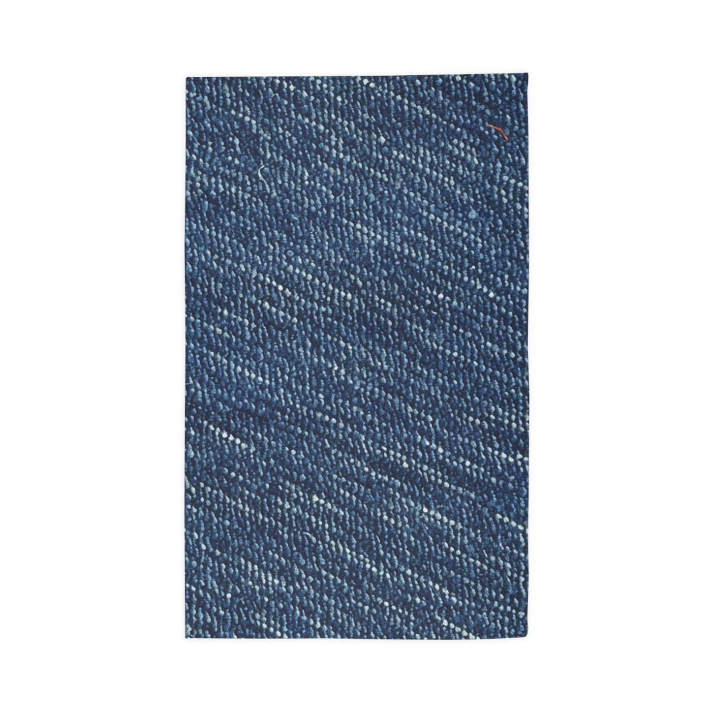 Denim-Inspired Design - Distinct Textured Fabric Pattern - Dobby Rug