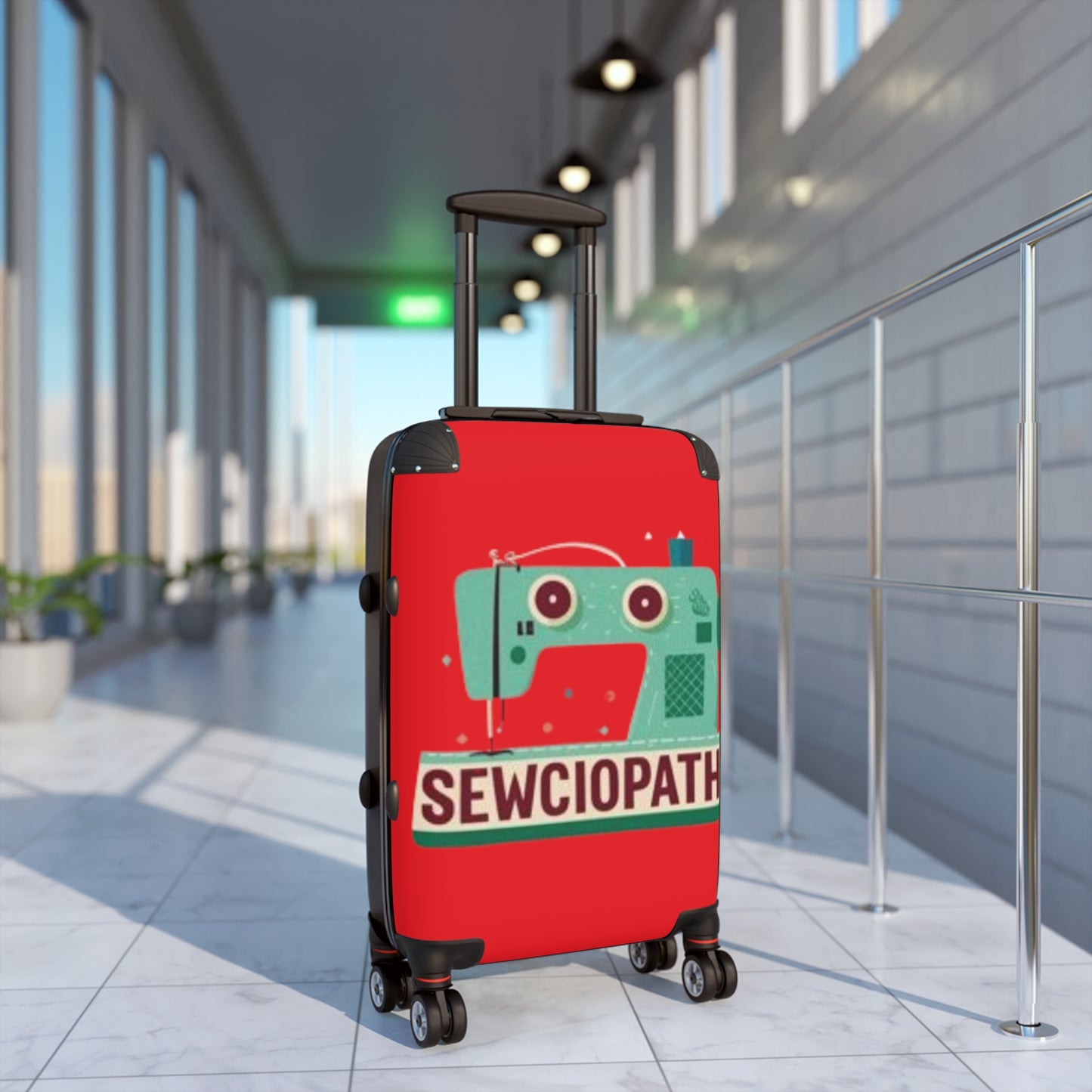 Sewing Sewciopath Graphic Style - Suitcase