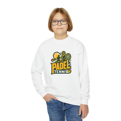 Padel Tennis, Youth Crewneck Sweatshirt