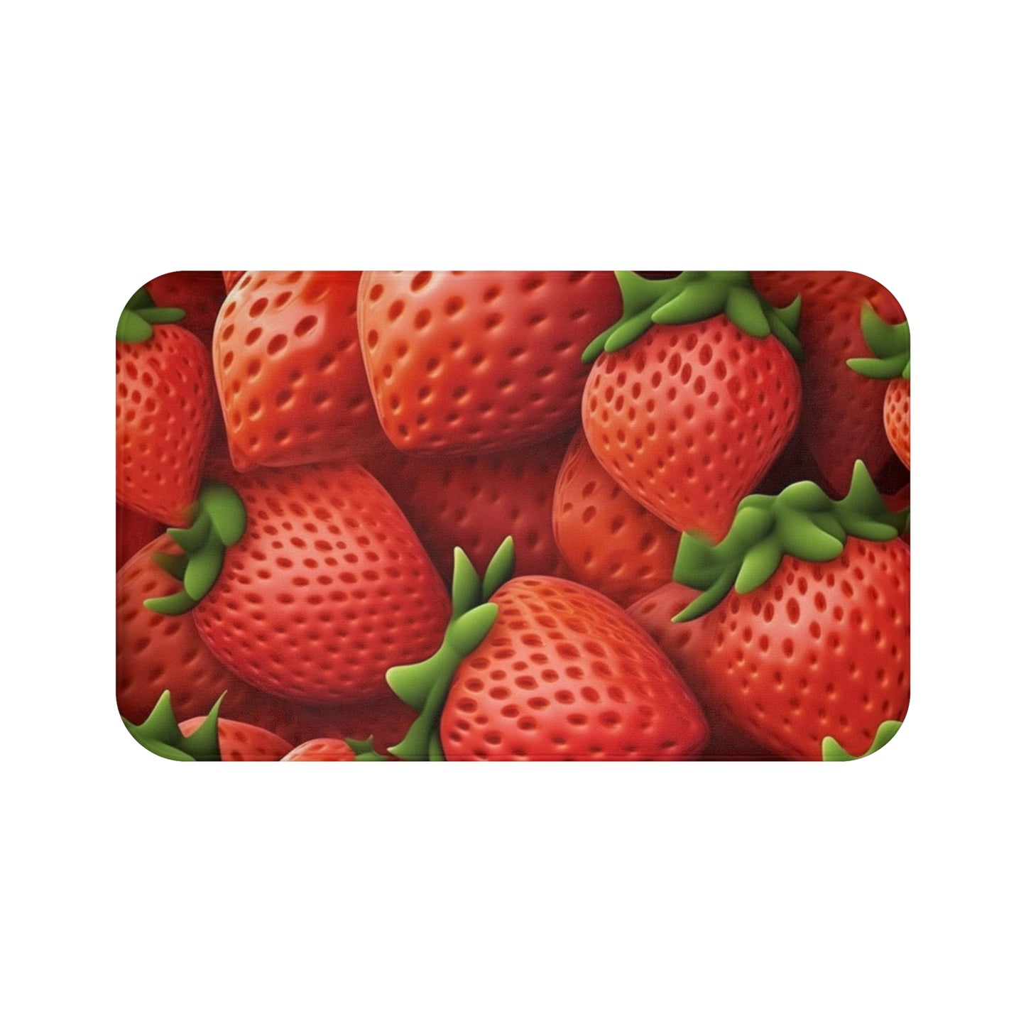 Fresas de jardín - Wild Sweet Gourmet - Granja que cultiva frutos rojos maduros - Alfombra de baño