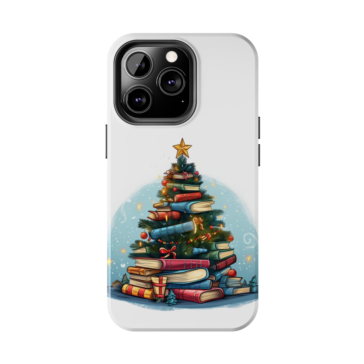 Book Lover Christmas Tree, Gift For Readers - Tough Phone Cases