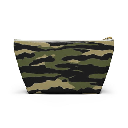 Tiger Stripe Camouflage: Military Style - Accessory Pouch w T-bottom