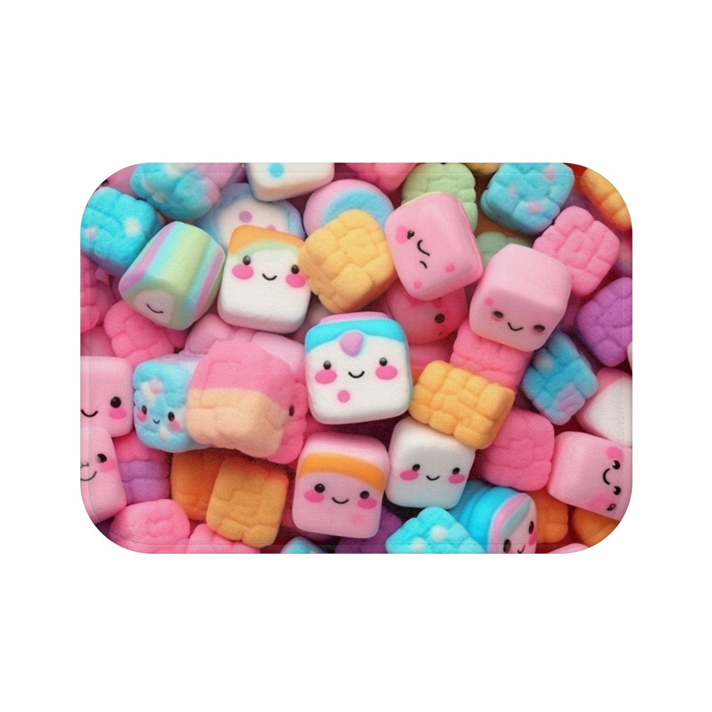 Dulces de anime kawaii: adorables dulces japoneses mágicos - Alfombra de baño