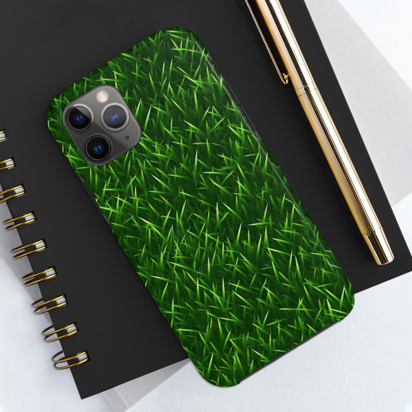 Touch Grass Indoor Style Outdoor Green Artificial Grass Turf - Tough Phone Cases