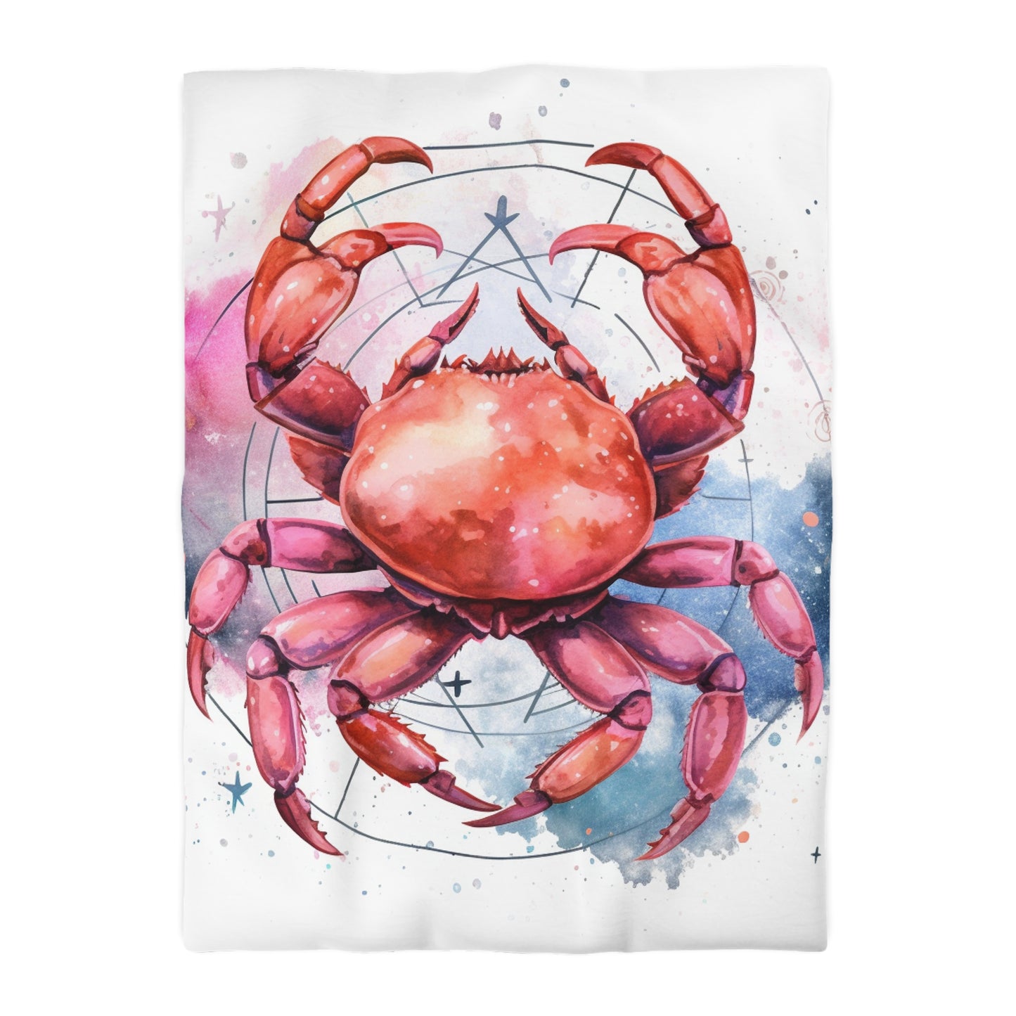 Signo del zodiaco Cáncer - Astrología zodiacal elegante - Funda nórdica de microfibra 