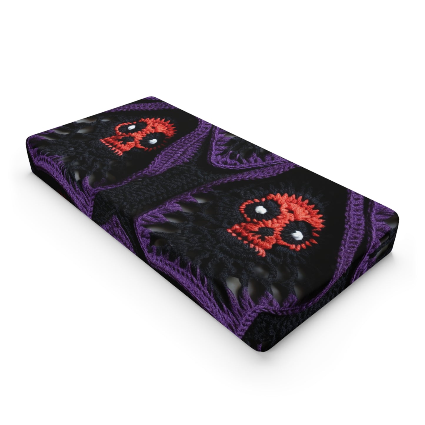 Grim Reaper Crochet Halloween Fright Scare Ghoul Fantasy Horror - Baby Changing Pad Cover