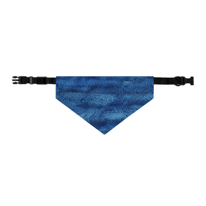 Blue Spectrum: Denim-Inspired Fabric Light to Dark - Dog & Pet Bandana Collar