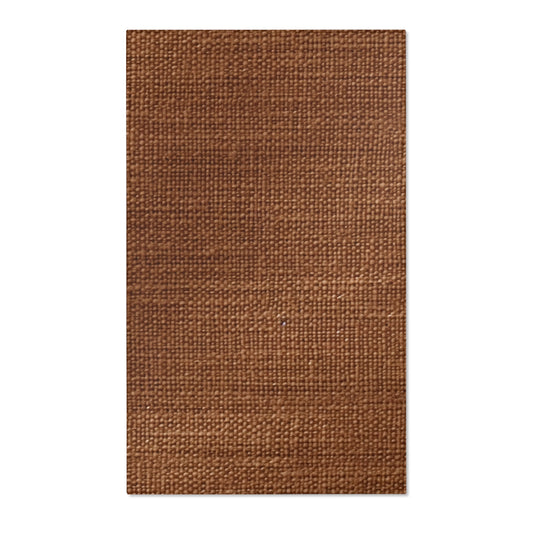 Luxe Dark Brown: Denim-Inspired, Distinctively Textured Fabric - Area Rugs