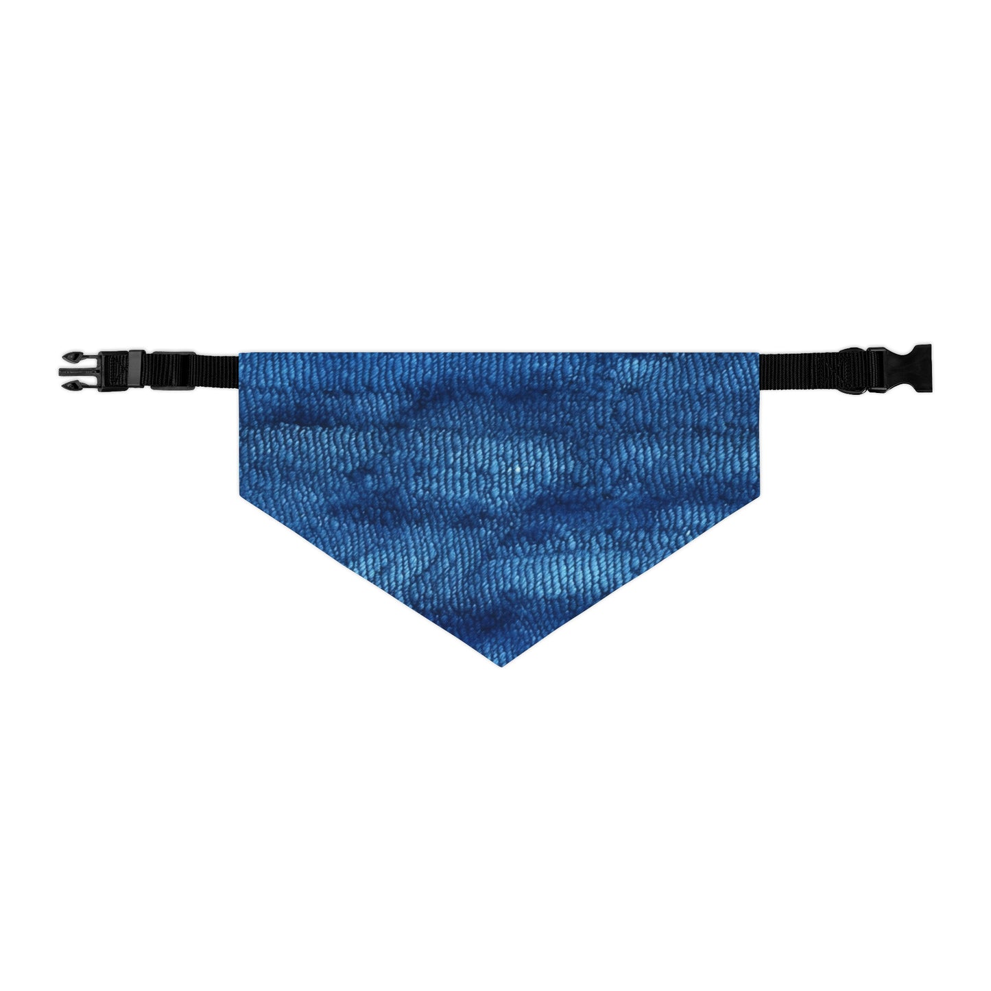 Blue Spectrum: Denim-Inspired Fabric Light to Dark - Dog & Pet Bandana Collar