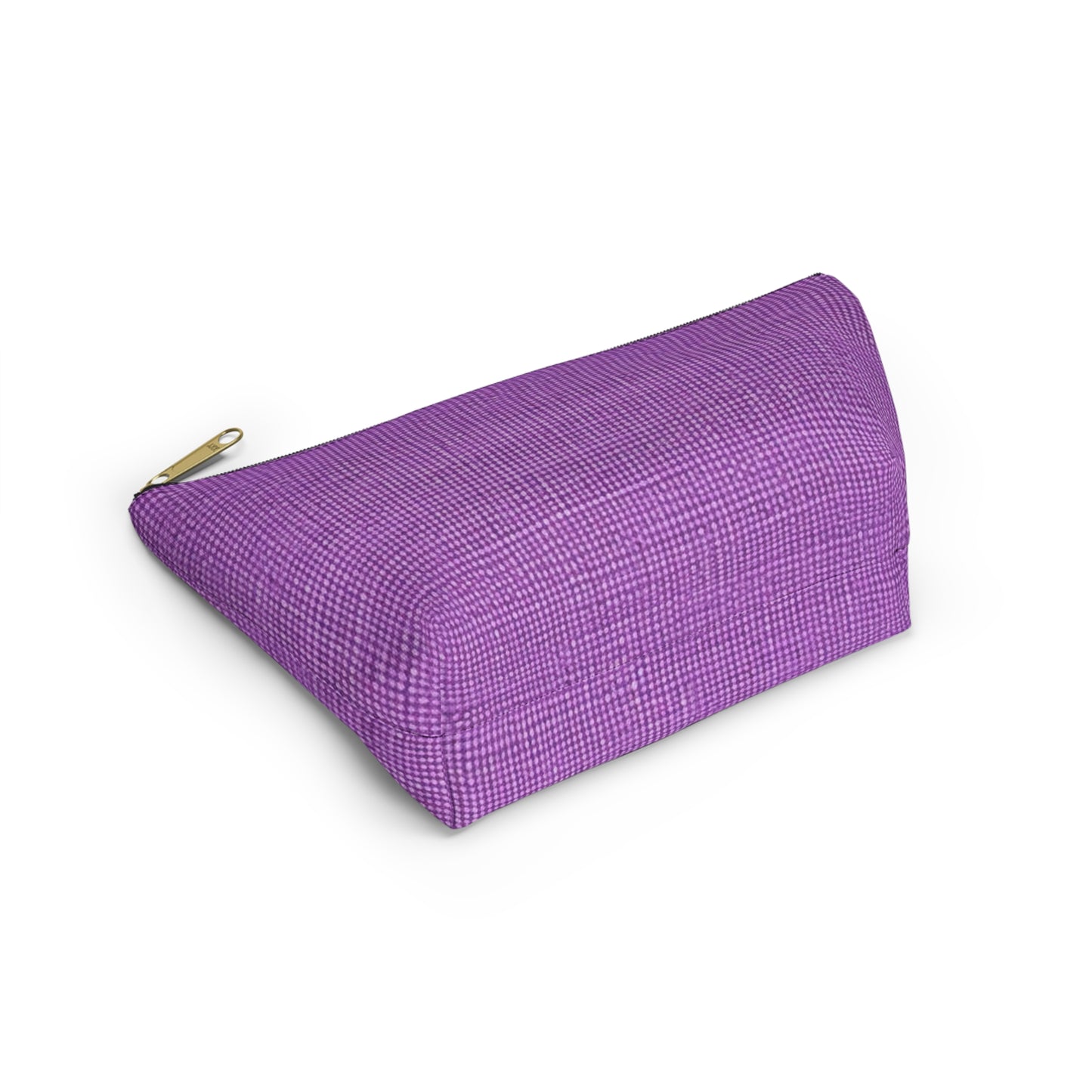 Hyper Iris Orchid Red: Denim-Inspired, Bold Style - Accessory Pouch w T-bottom