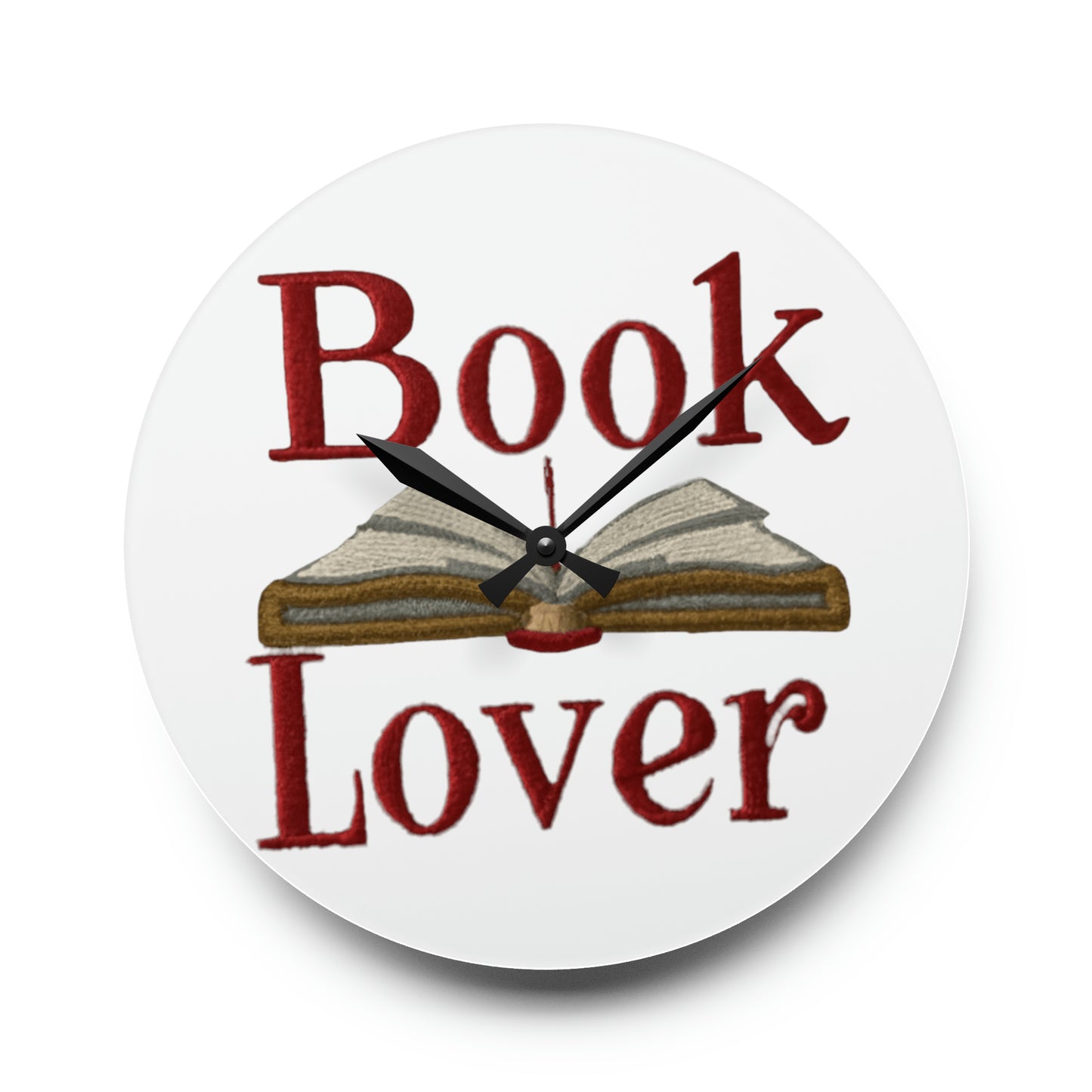 Book Lover Reader - Acrylic Wall Clock