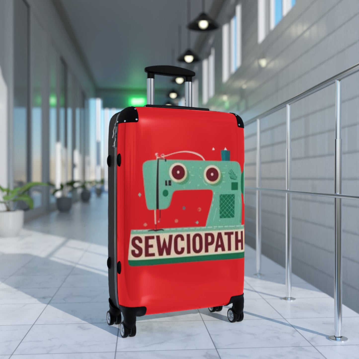 Sewing Sewciopath Graphic Style - Suitcase