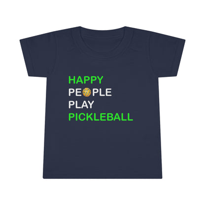 Happy People Play Pickleball スポーツ ゲーム グラフィック - 幼児用 T シャツ