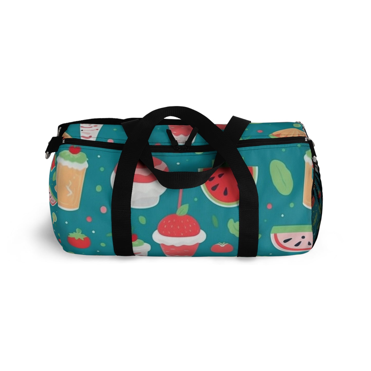 Quirky Summer Food Watermelon Ice Cream Cocktail Pattern Duffel Bag