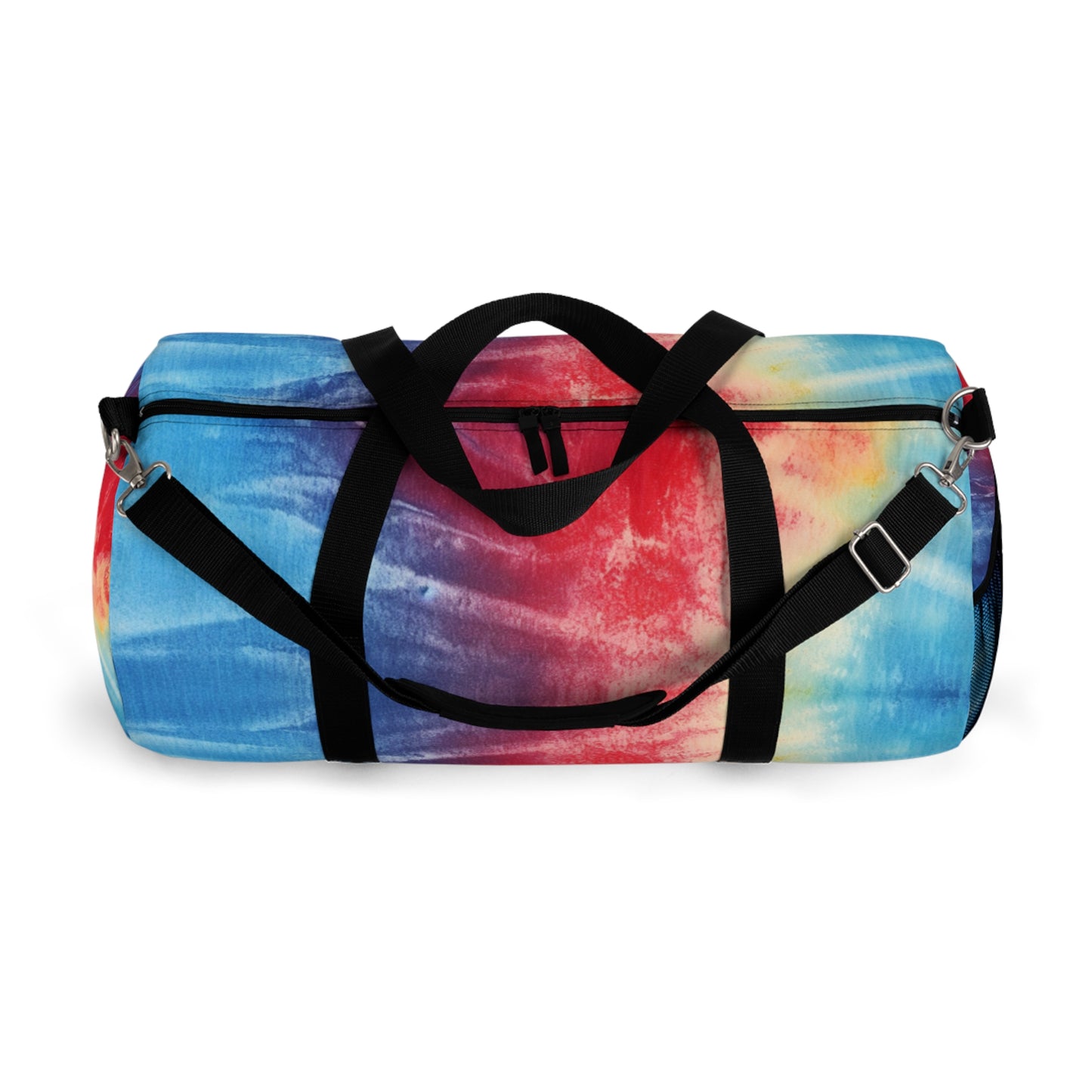 Rainbow Tie-Dye Denim: Espectáculo de diseño de tela multicolor vibrante - Bolsa de lona 