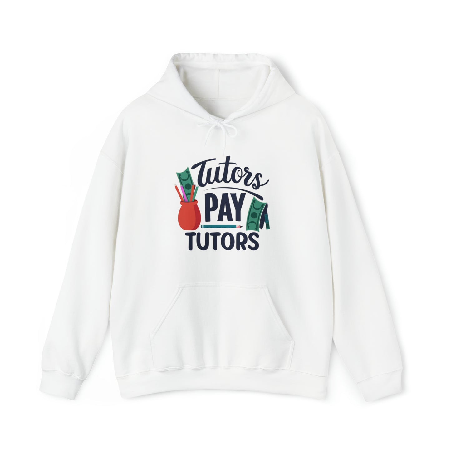 Tutores pagan a los tutores - Ilustración de apoyo financiero educativo - Sudadera con capucha Unisex Heavy Blend™