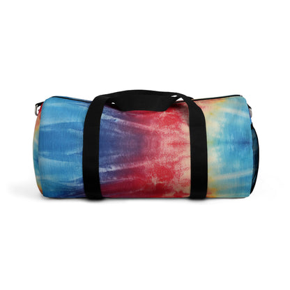 Rainbow Tie-Dye Denim: Espectáculo de diseño de tela multicolor vibrante - Bolsa de lona 