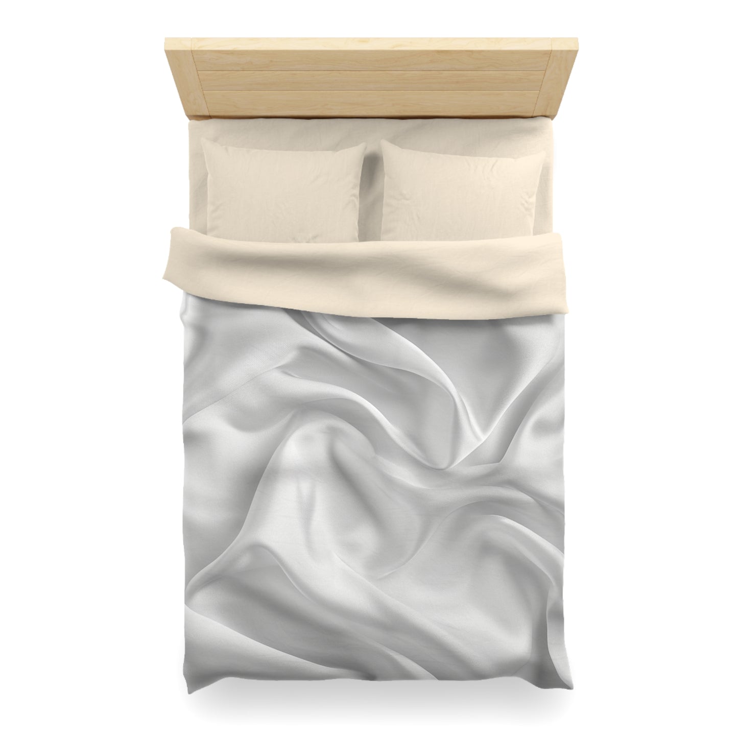 White Silk, Microfiber Duvet Cover