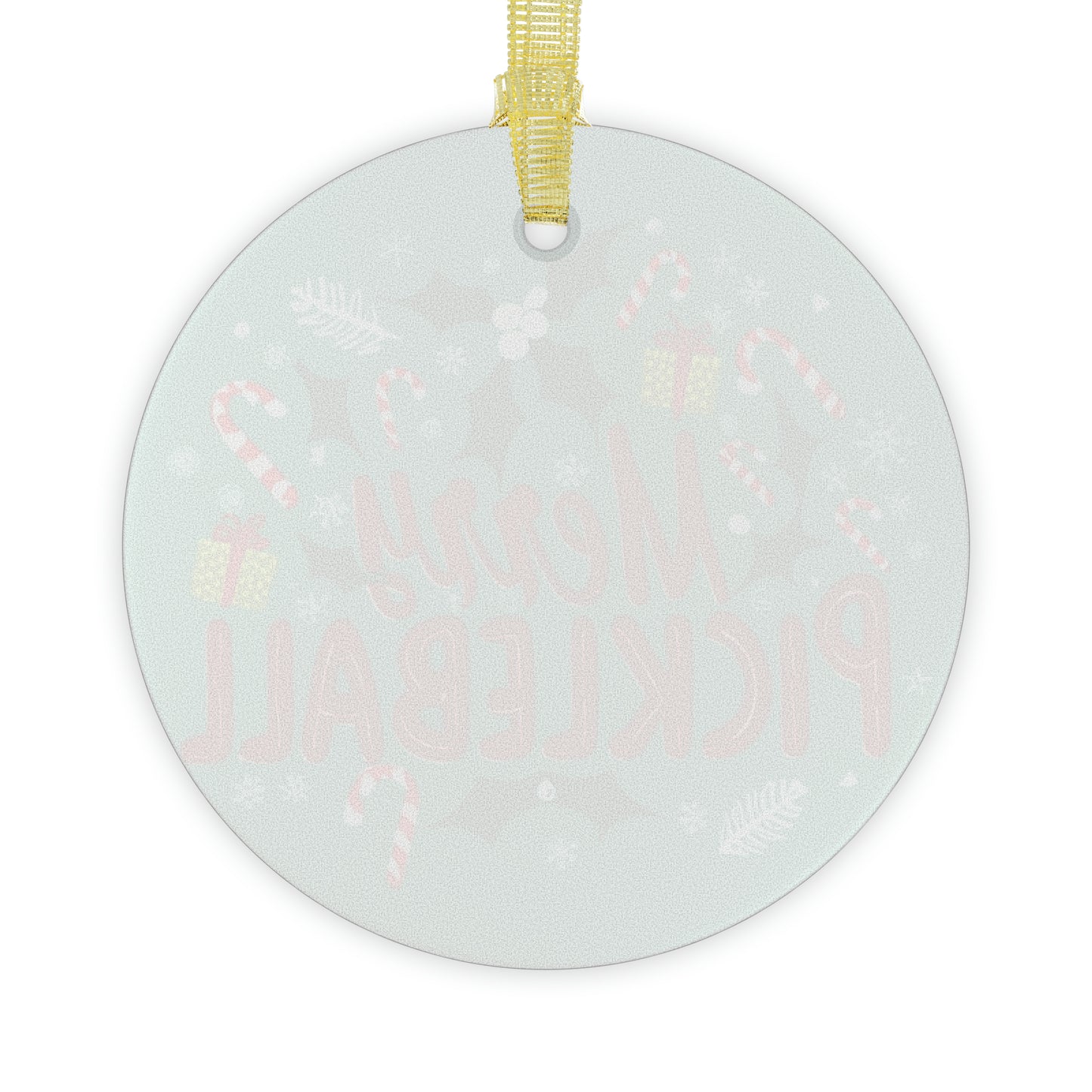 Merry Pickleball Holiday Christmas - Glass Ornament Bundles