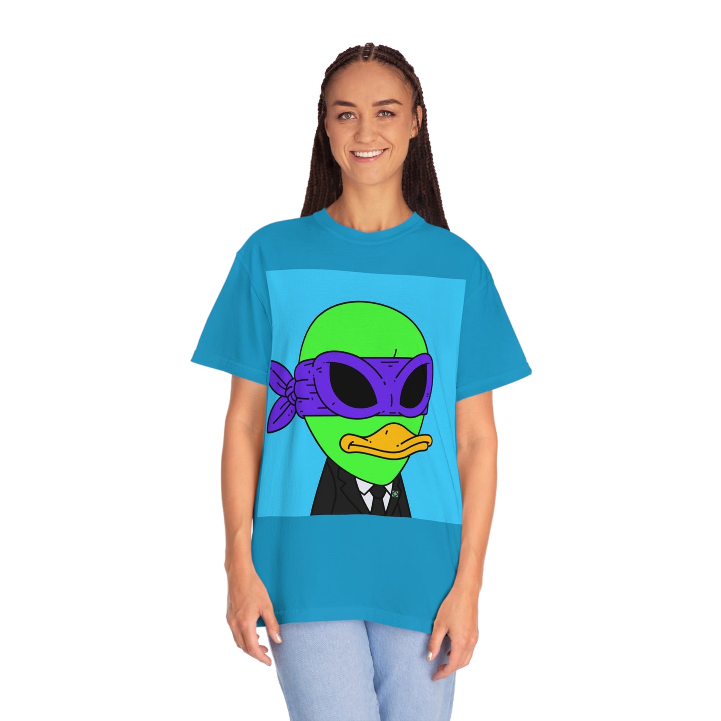 Alien Visitor 751Galactic - Unisex Garment-Dyed T-shirt