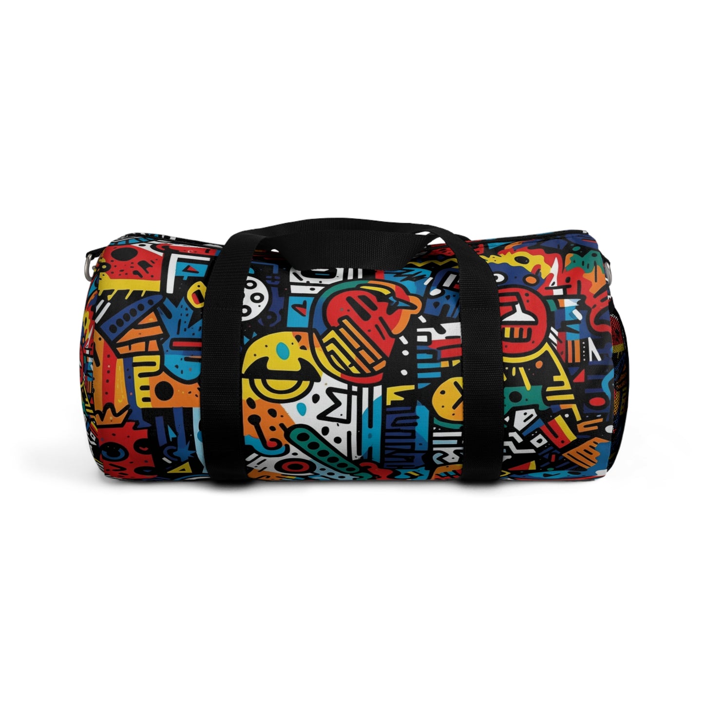 Street Art Inspired Bold Graffiti & Urban Motifs Design Duffel Bag