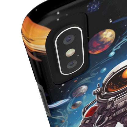 Galactic Voyage: Astronaut Journey in Celestial Star Cosmic Exploration - Tough Phone Cases