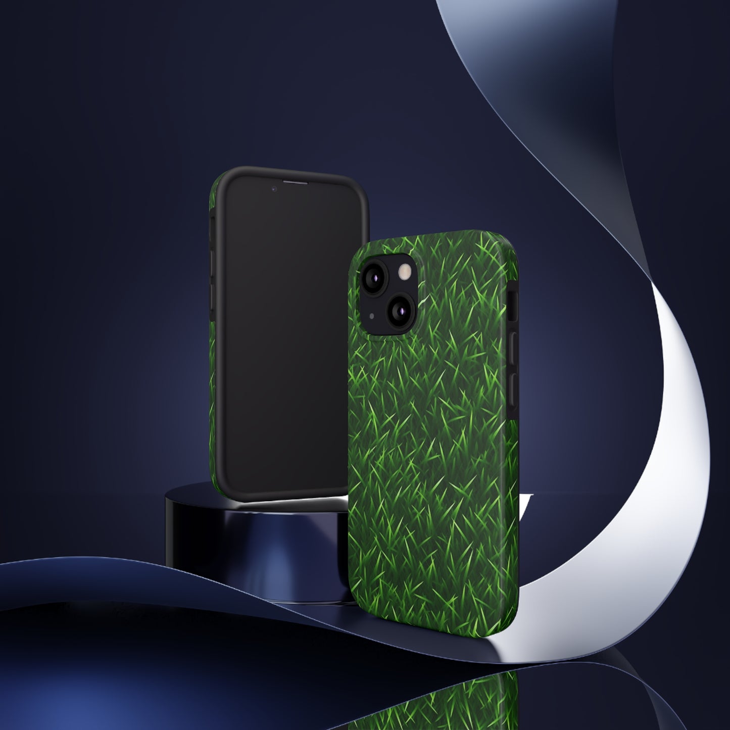 Touch Grass Indoor Style Outdoor Green Artificial Grass Turf - Tough Phone Cases