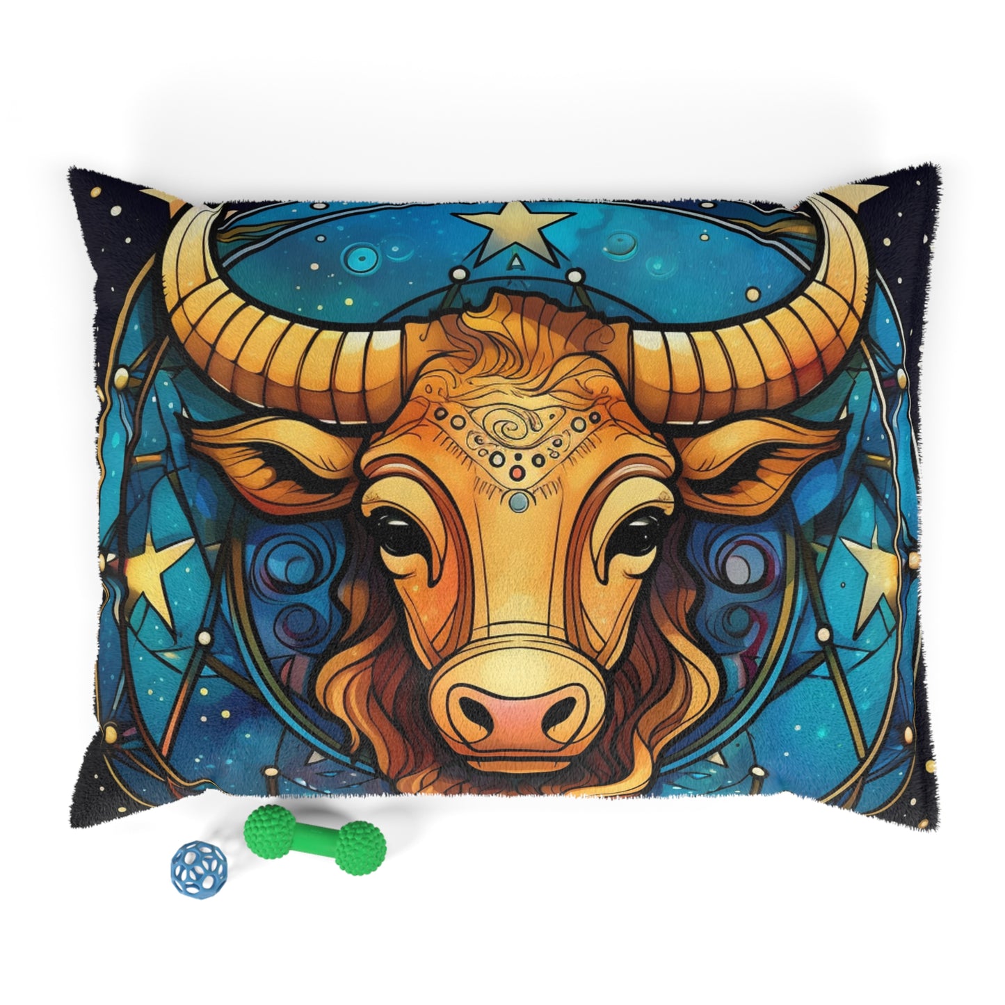 Taurus Constellation Zodiac Sign Astrology Cosmic Art - Pet Bed