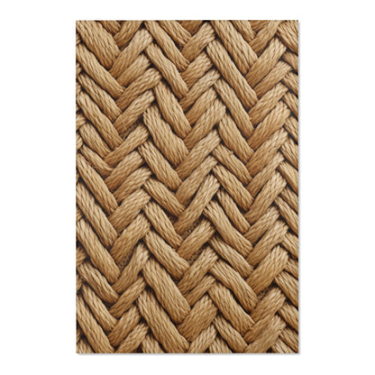 Jute Herringbone Chunky - Area Rugs