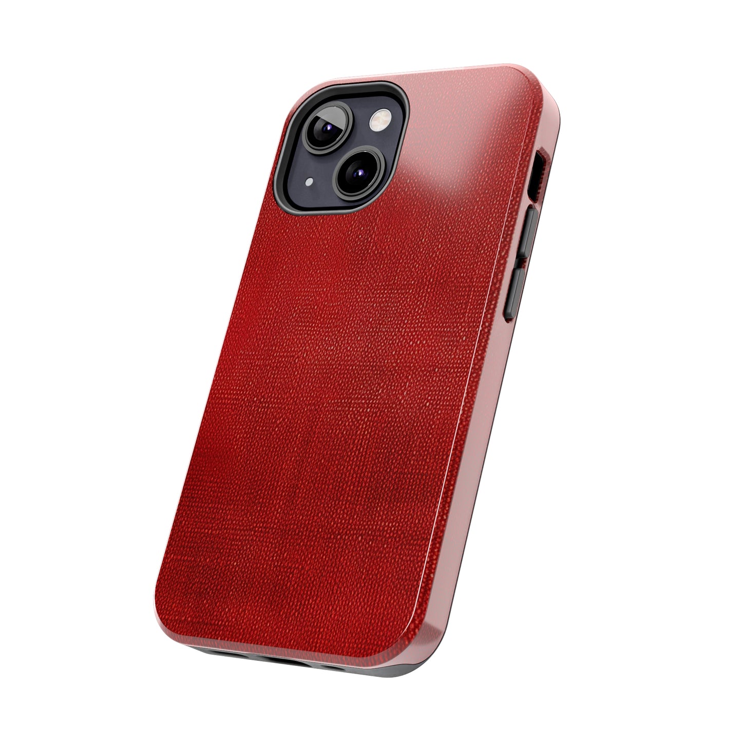 Juicy Red Berry Blast: Denim Fabric Inspired Design - Tough Phone Cases