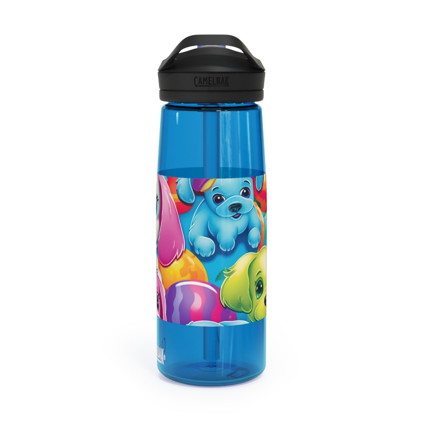 Happy Puppy & Dog Design - Vivid and Eye-Catching - CamelBak Eddy®  Water Bottle, 20oz\25oz