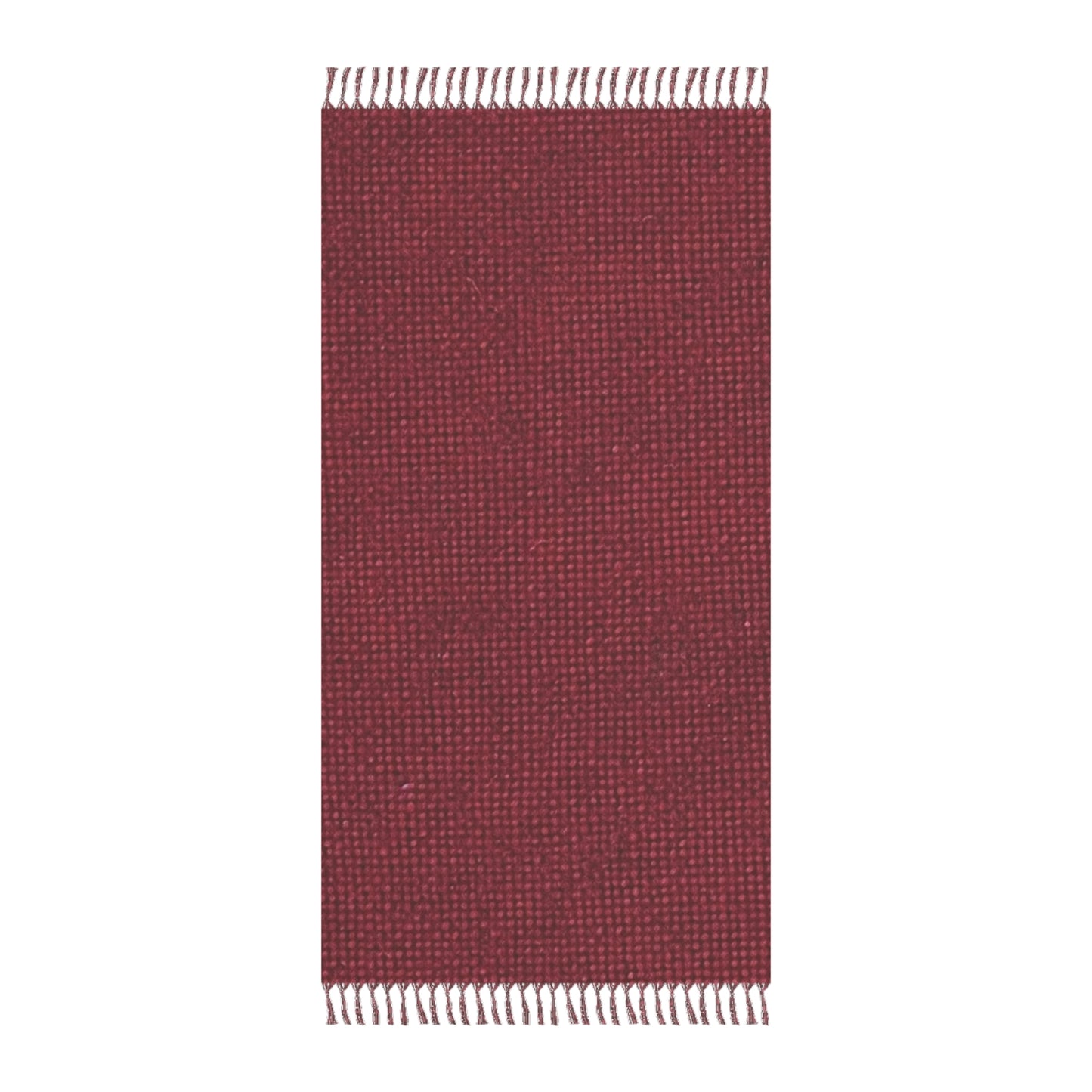 Seamless Texture - Maroon/Burgundy Denim-Inspired Fabric - Boho Beach Cloth