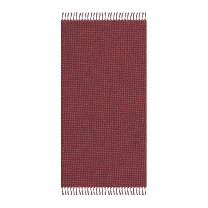 Seamless Texture - Maroon/Burgundy Denim-Inspired Fabric - Boho Beach Cloth