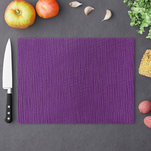 Violet/Plum/Purple: Denim-Inspired Luxurious Fabric - Cutting Board