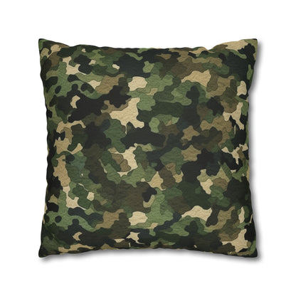 Classic Camo | Camouflage Wrap | Traditional Camo - Spun Polyester Square Pillow Case