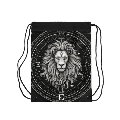 Zodíaco Leo, diseño del símbolo del león, elemento fuego - Mochila saco