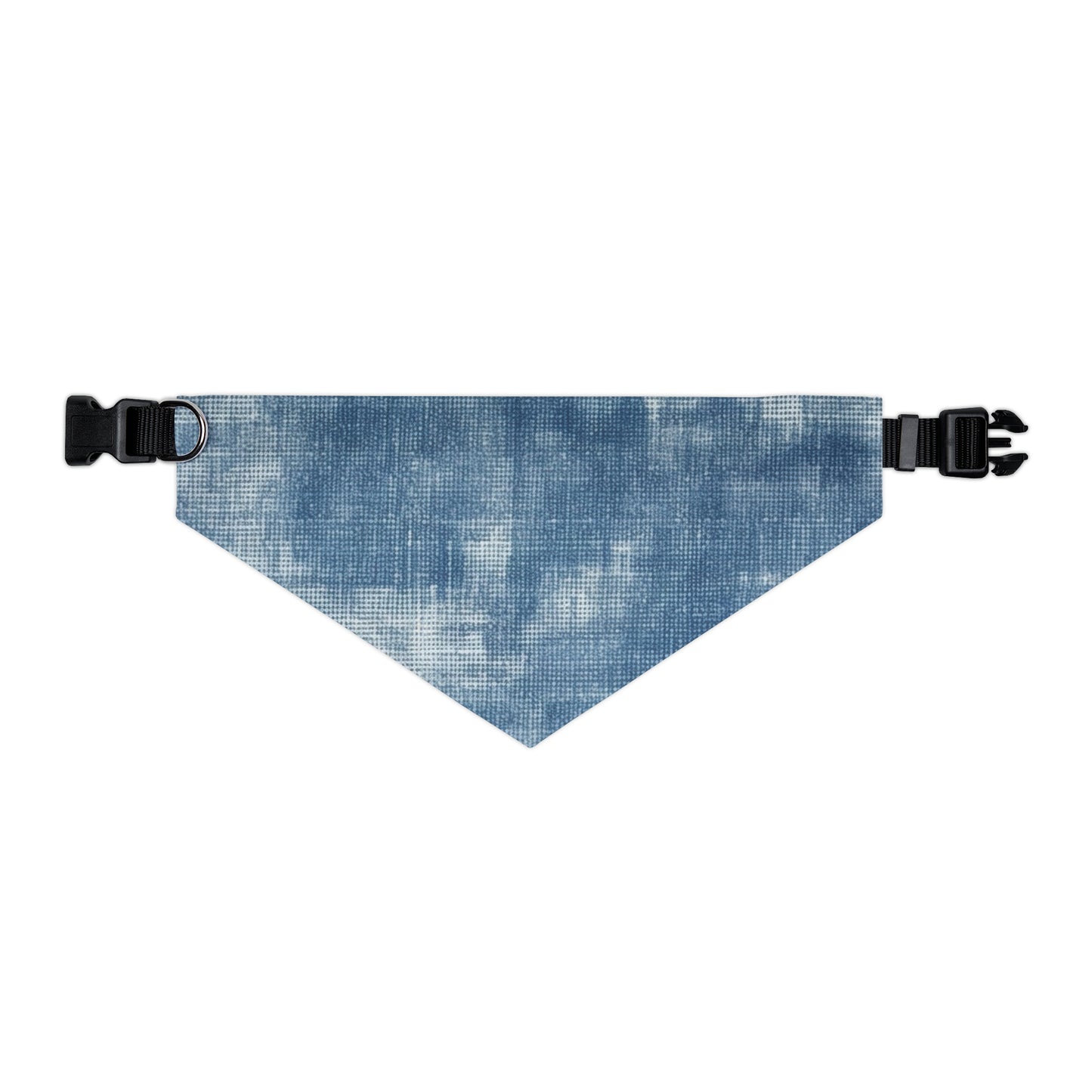 Faded Blue Washed-Out: Denim-Inspired, Style Fabric - Dog & Pet Bandana Collar