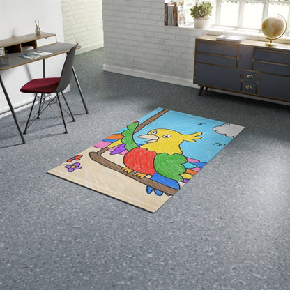 Animal Lover Parrot Perfect Gift for Parrot Owners Dobby Rug