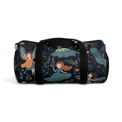 Enchanting Fairy Tale Pattern - Vibrant & Magical Fairies - Duffel Bag