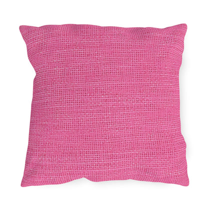 Doll-Like Pink Denim Designer Fabric Style - Outdoor Pillows