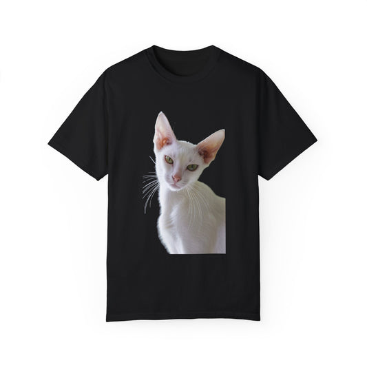 Oriental Cat Short Hair, Kitten Lover Gift, Unisex Garment-Dyed T-shirt