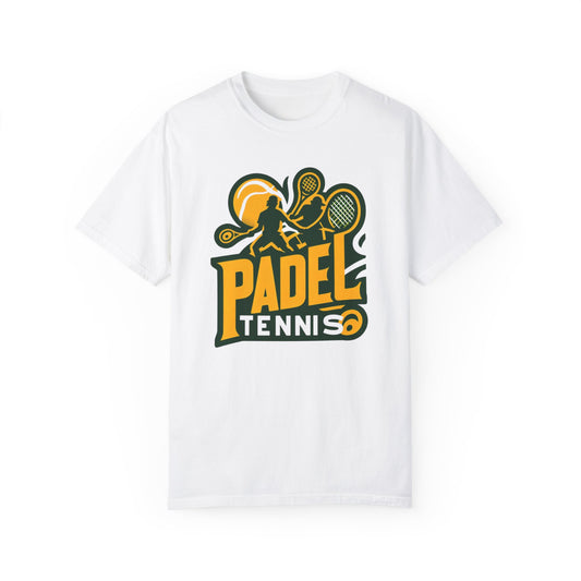 Padel Tennis, Unisex Garment-Dyed T-shirt