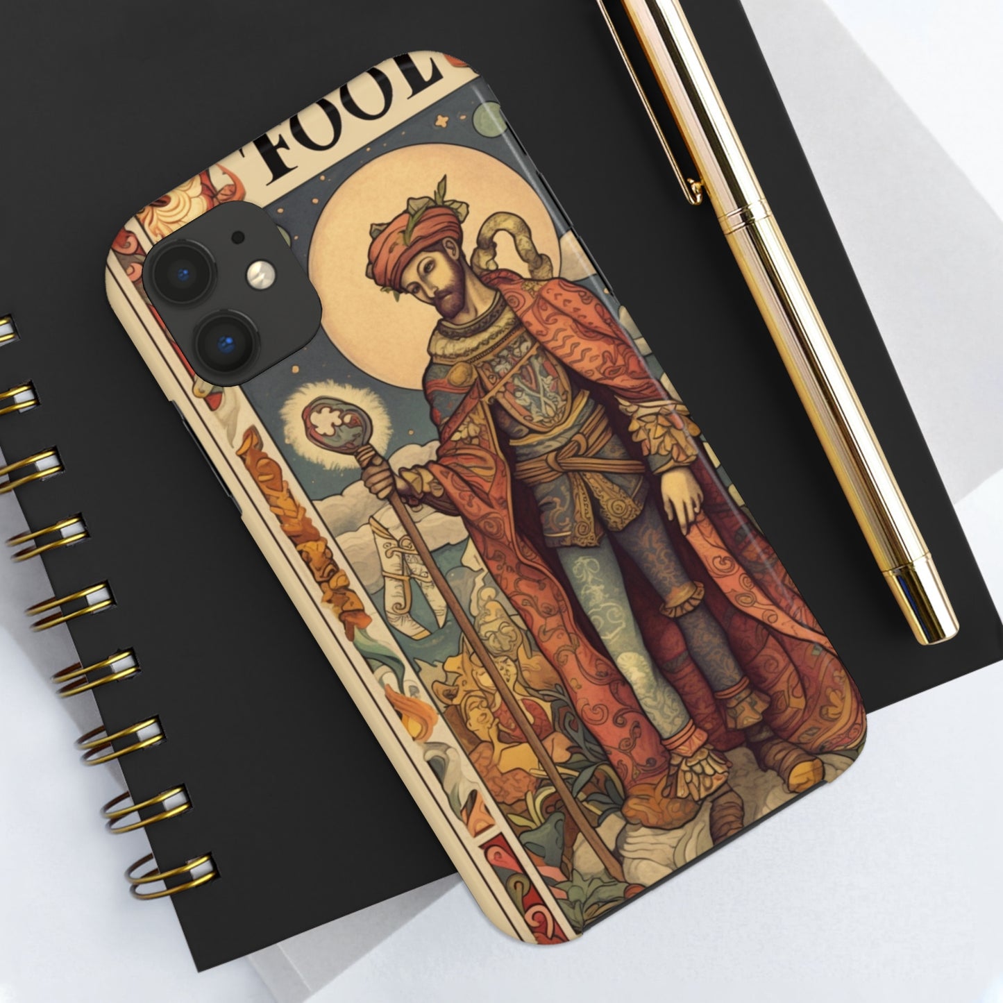 Expressive Tarot - 'The Fool' Card Artistic Reading Symbol - Tough Phone Cases