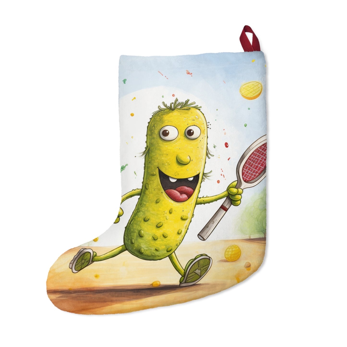 Pickleball Play: Pickle Sport Action Game, Fast Dink Ball - Christmas Stockings