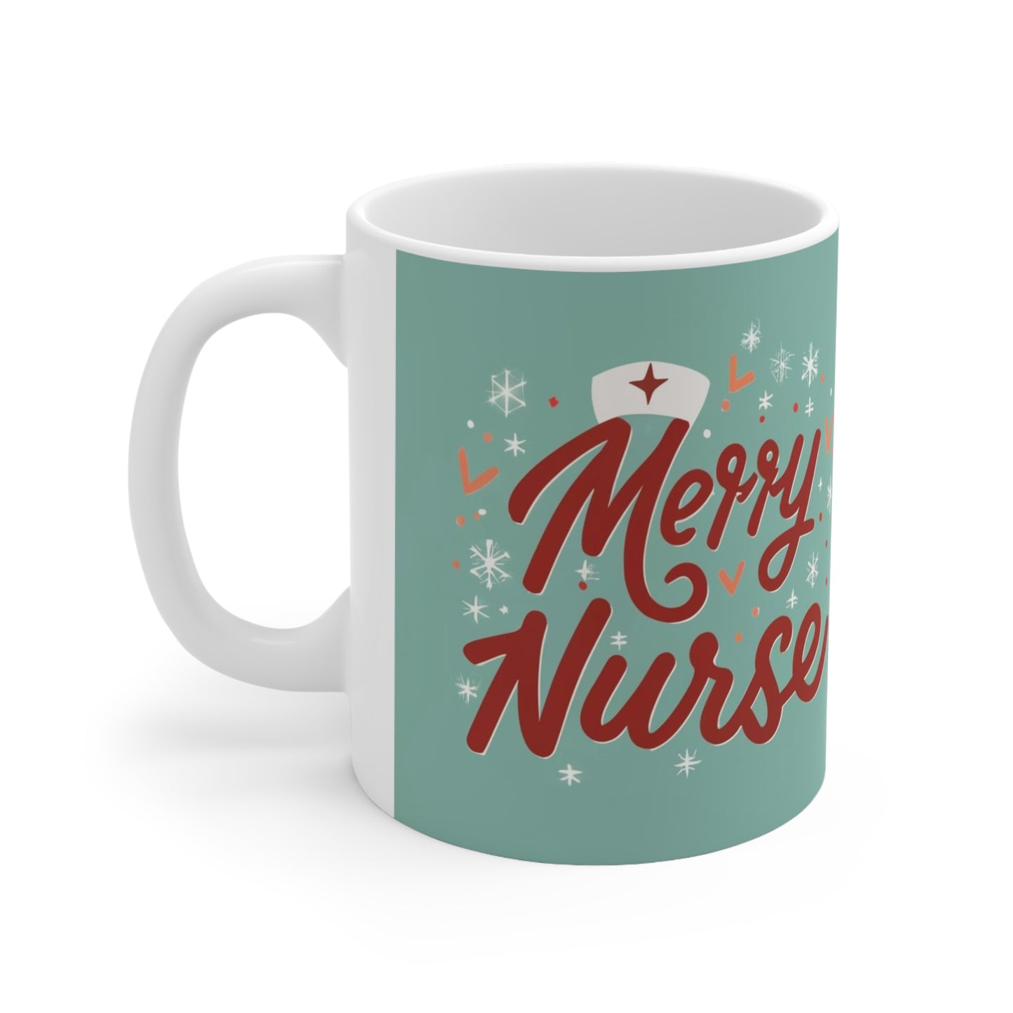 Feliz Enfermera, Navidad 2023 - Taza de Cerámica 11oz 