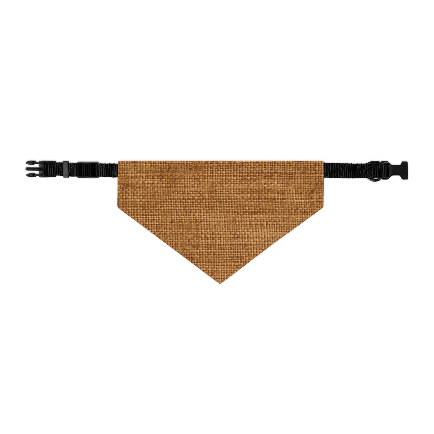 Brown Light Chocolate: Denim-Inspired Elegant Fabric - Dog & Pet Bandana Collar