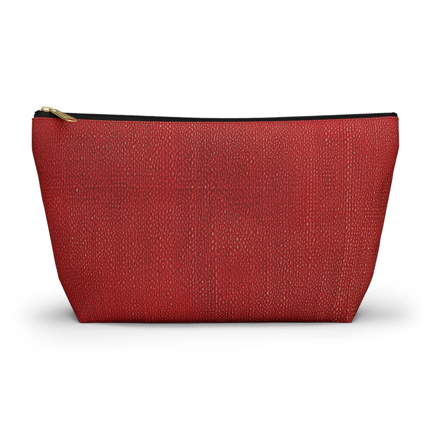 Juicy Red Berry Blast: Denim Fabric Inspired Design - Accessory Pouch w T-bottom