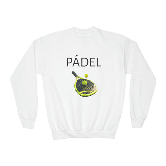 Padel Tennis, Not Paddle Tennis, Padel Sport Game, Youth Crewneck Sweatshirt