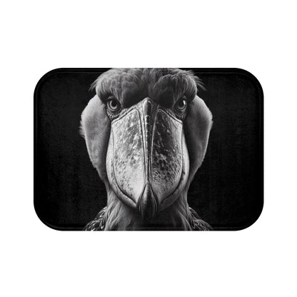 Shoebill Bird, Bird Watch Gift. Bath Mat